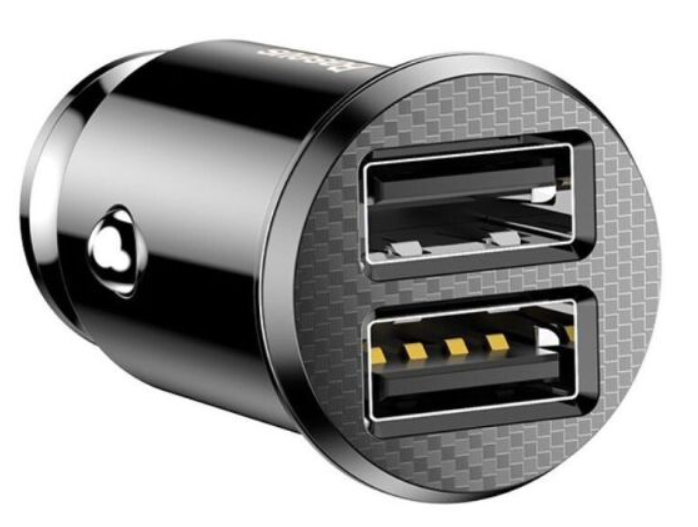 АЗП Baseus Grain Car Charger 3.1A Black фото №5