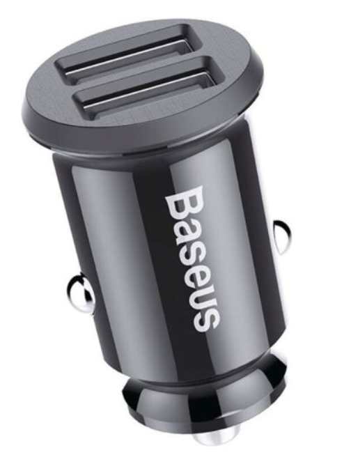 АЗП Baseus Grain Car Charger 3.1A Black