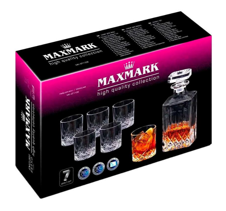 Набор стаканов для виски Maxmark MK-GT1109 фото №3