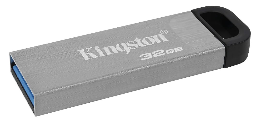 Флешка Kingston USB 3.2 DT Kyson 32GB Silver/Black фото №2