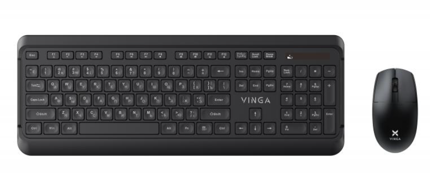 Клавиатура   мышка Vinga KBSW-110 Black