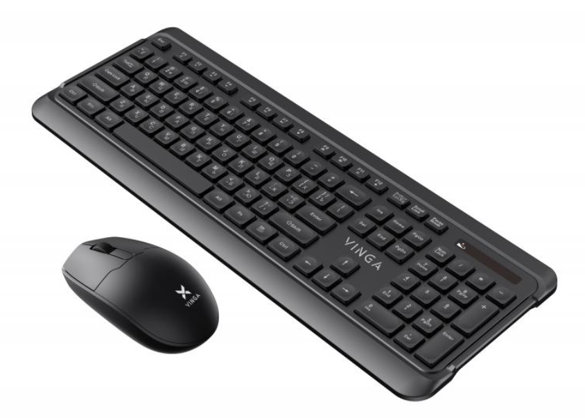 Клавиатура   мышка Vinga KBSW-110 Black фото №3