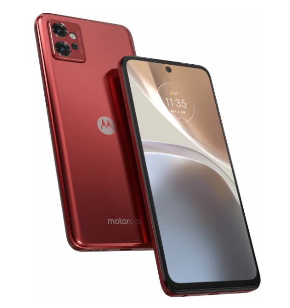 Смартфон Motorola Moto G32 6/128GB Satin Maroon (PAUU0029) фото №6