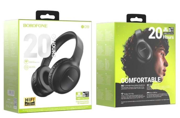 Навушники Borofone BO19 Musique BT headphones Black фото №5