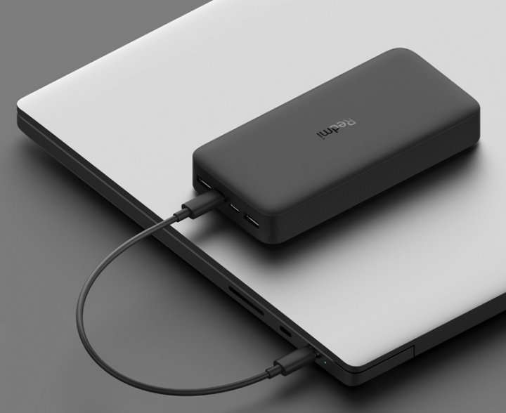 Мобильная батарея Xiaomi Redmi Power Bank 20000mAh Black (VXN4304GL) фото №5