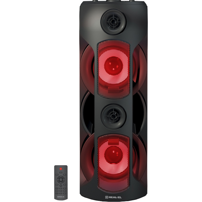 Портативна колонка REAL-EL X-787 Black фото №2
