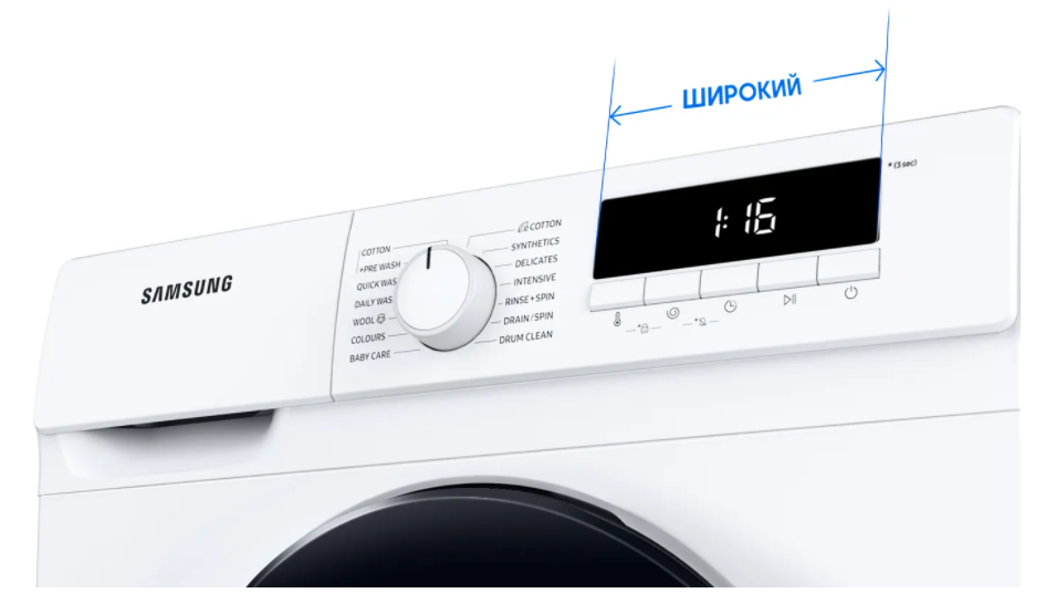 Стиральная машина Samsung WW70T3020BW/UA фото №6