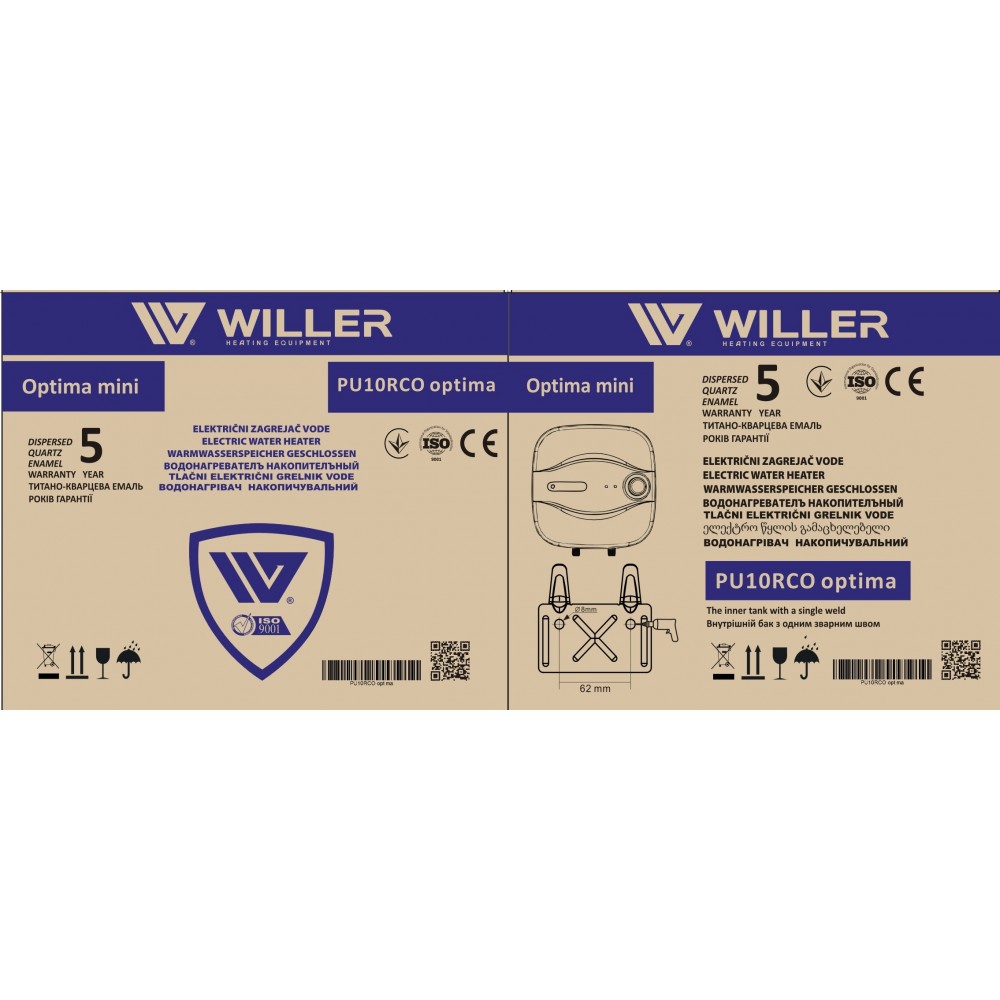 Водонагреватель Willer PU10R Optima Mini фото №10