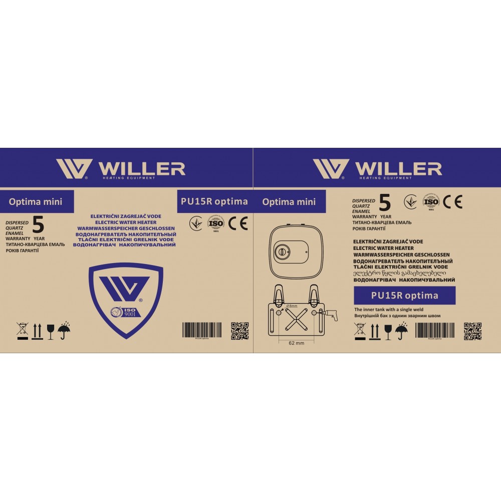 Водонагрівач Willer PU15R Optima Mini фото №9