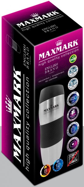Термокружка Maxmark MK-LID2450BK фото №2