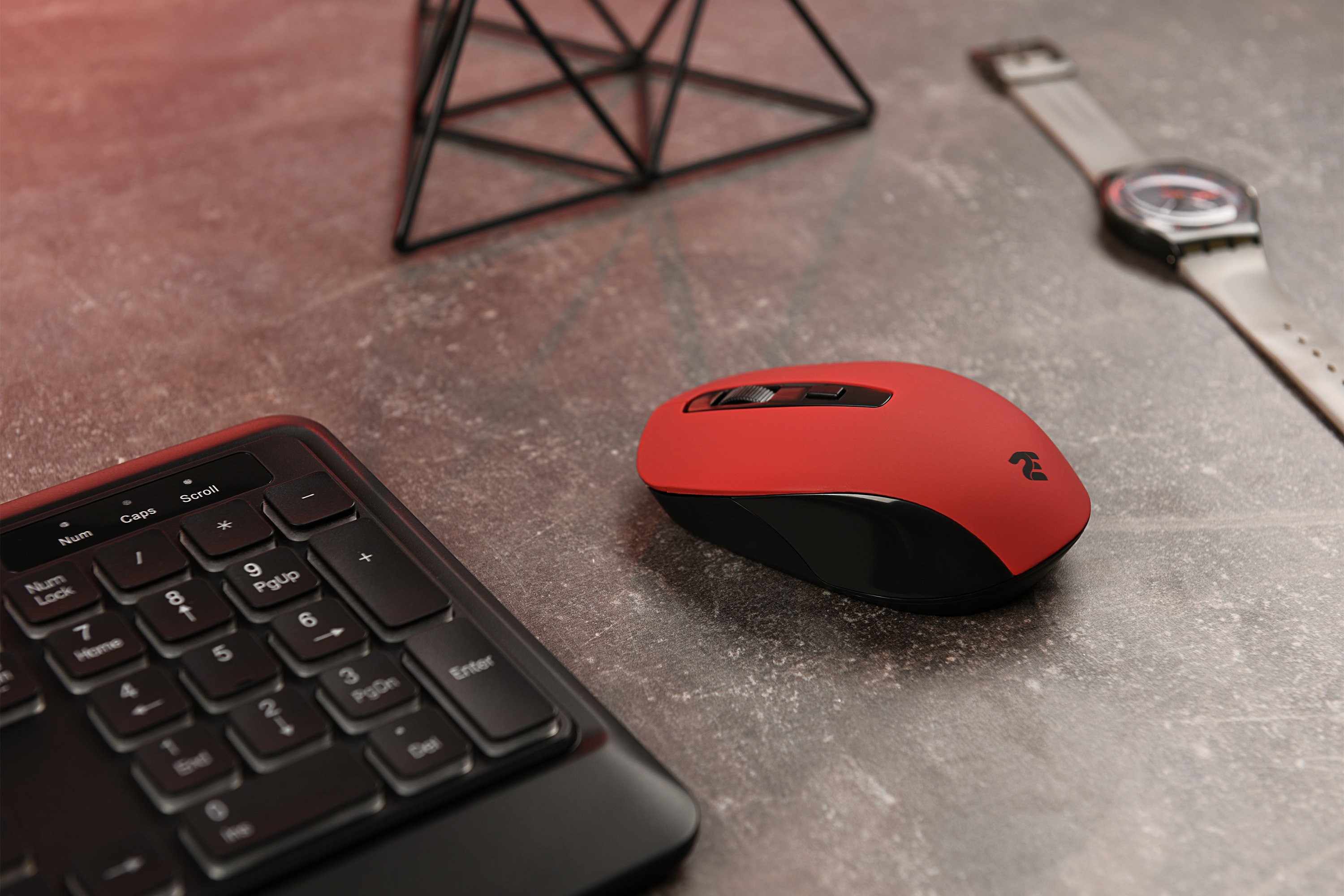 Комп'ютерна миша 2E MF211 WL Red фото №5