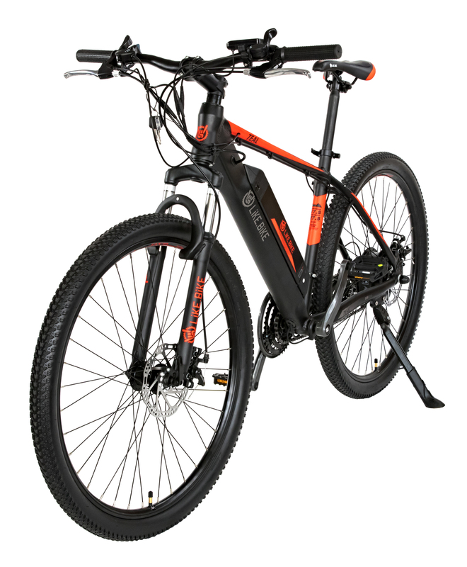 Електровелосипед Like.Bike Teal (Red Black)