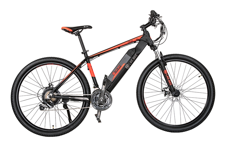 Електровелосипед Like.Bike Teal (Red Black) фото №2