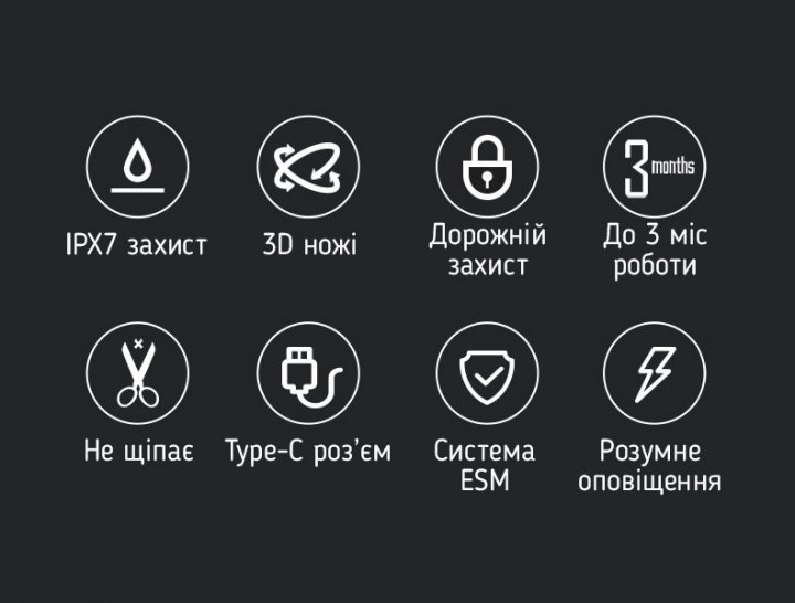 Бритва Xiaomi Enchen BlackStone 3 Black фото №7