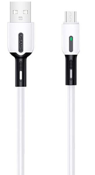 Usams microUSB U51 Silicone 2A 1.0m White