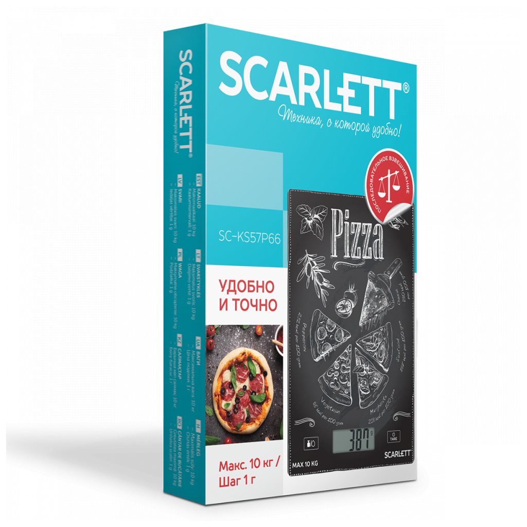 Весы кухонные Scarlett SC-KS57P66 фото №3