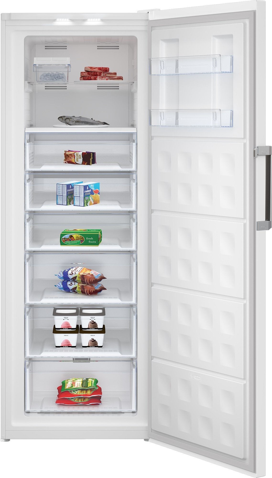 Морозильная камера Beko RFNE448E35W фото №3