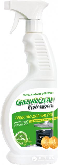 Засіб для чищення духових шаф Green&Clean Засіб для догляду за поверхнями з нержавіючої сталі 650 мл Засіб для чищення духових шаф Green&Clean Засіб для догляду за поверхнями з нержавіючої сталі 650 мл
