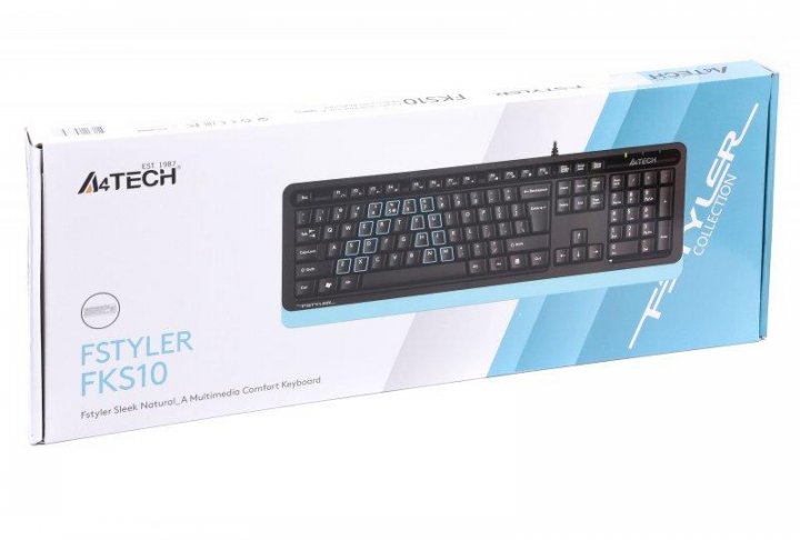 Клавиатура A4Tech Fstyler FKS10 (Blue) фото №4