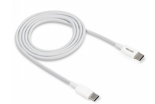 Walker USB cable WALKER C850 Type-C to Type-C white