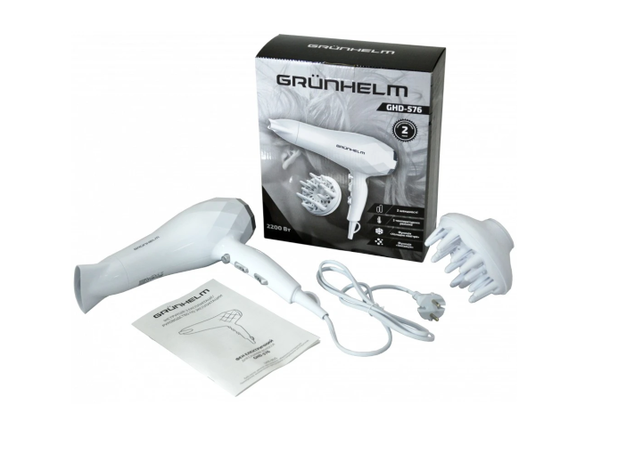 Фен Grunhelm GHD-576 фото №7