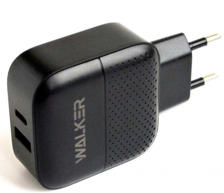 МЗП Walker WH-37 PD3.0_3A / QC3.0_3.4A / 18W black МЗП Walker WH-37 PD3.0_3A / QC3.0_3.4A / 18W black