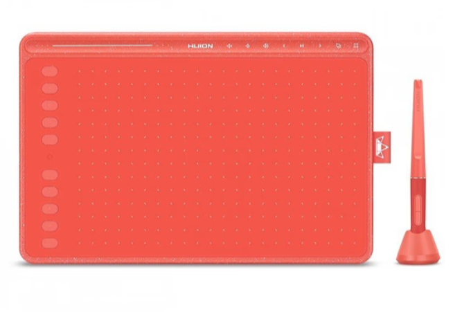Графічний планшет Huion HS611 Coral red