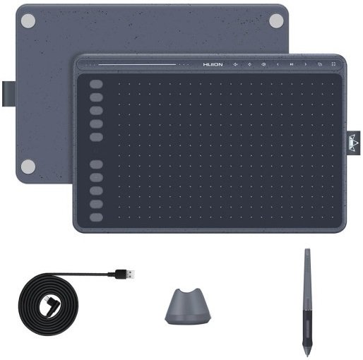 Графічний планшет Huion HS611 USB Space Grey фото №2