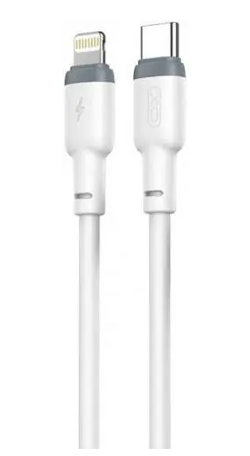 XO Type-C-Lightning NB208A Liquid Silicone 20W 3A 1.0m White