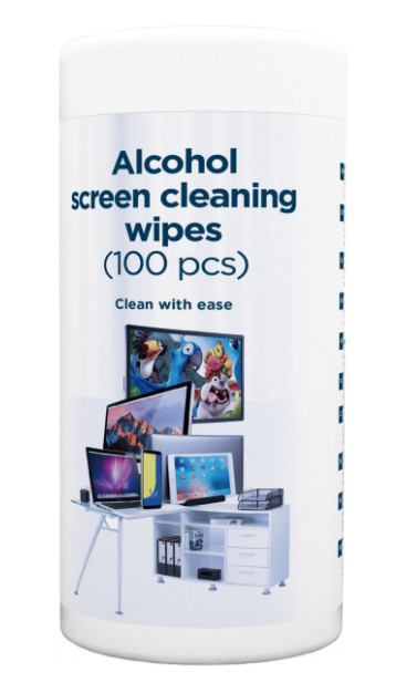 Gembird Спиртові серветки чистячі в тубі CK-AWW100-01