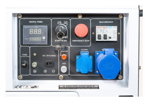 Бензогенератор ITC Power DG7800SE 6000/6500 W - ES (6806429) (дизельний) фото №3