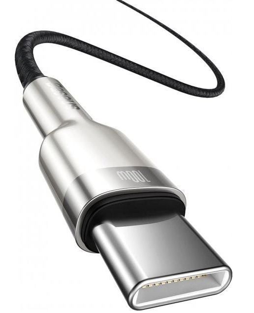 Baseus Cafule Series Metal Data Cable Type-C to Type-C 100W 1m Black фото №3