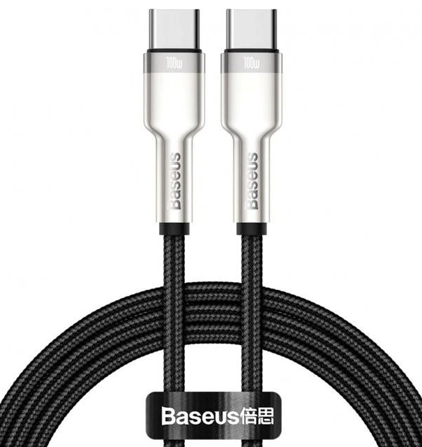 Baseus Cafule Series Metal Data Cable Type-C to Type-C 100W 1m Black