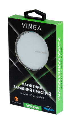 Vinga Magnetic Wireless Charger 10W (VCHAMS) фото №3