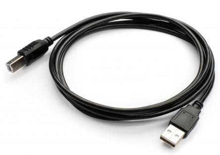Кабель Vinga Кабель для принтера USB 2.0 AM/BM 1.8 m (VCPDCAMBMS1.8BK) фото №2