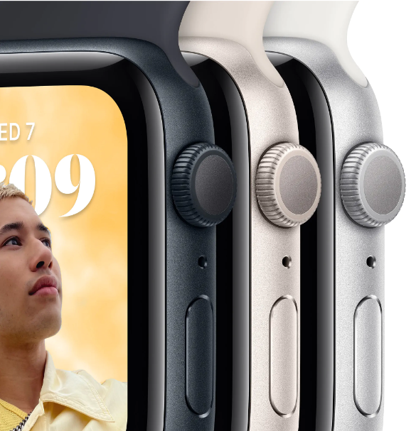 Smart часы Apple Watch SE 2022 GPS 40mm Midnight Aluminium Case with Midnight Sport Band - Regular (MNJT3 фото №2