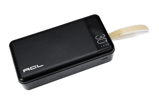 Мобільна батарея ACL PW-15 Fast Charge 30000 mAh Black