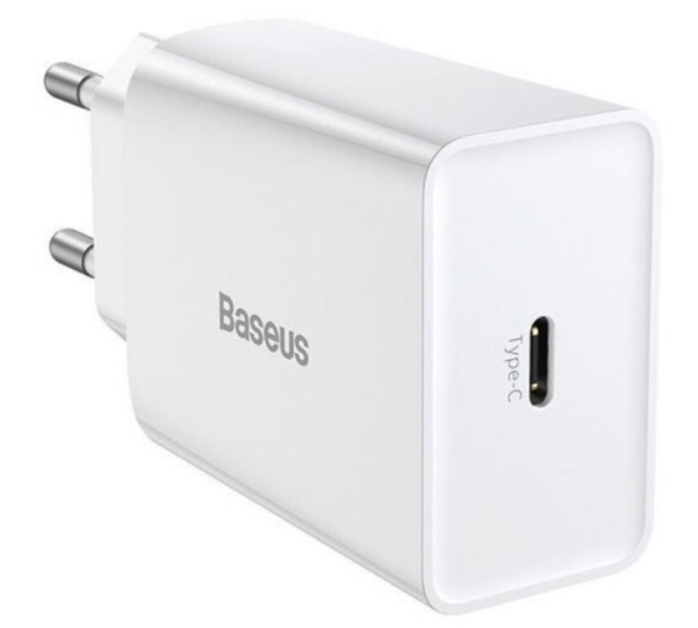 СЗУ Baseus Speed Mini Quick Charger 1C 20W EU White фото №2