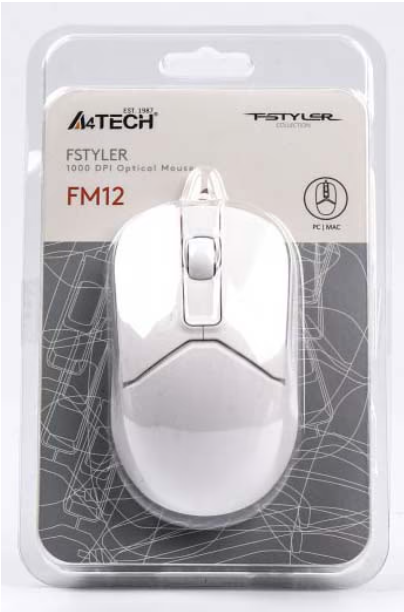 Компьютерная мыш A4Tech FM12 (White)