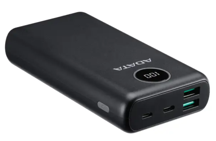 Мобильная батарея Adata P20000QCD 20000mAh QC/PD Black фото №2