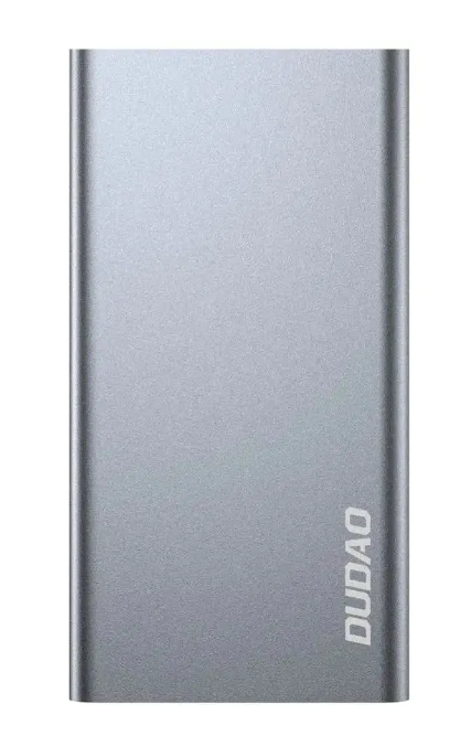 Мобільна батарея Dudao K5Pro 10000 mA Power Delivery (PD) - Quick Charge 3.0  Silver