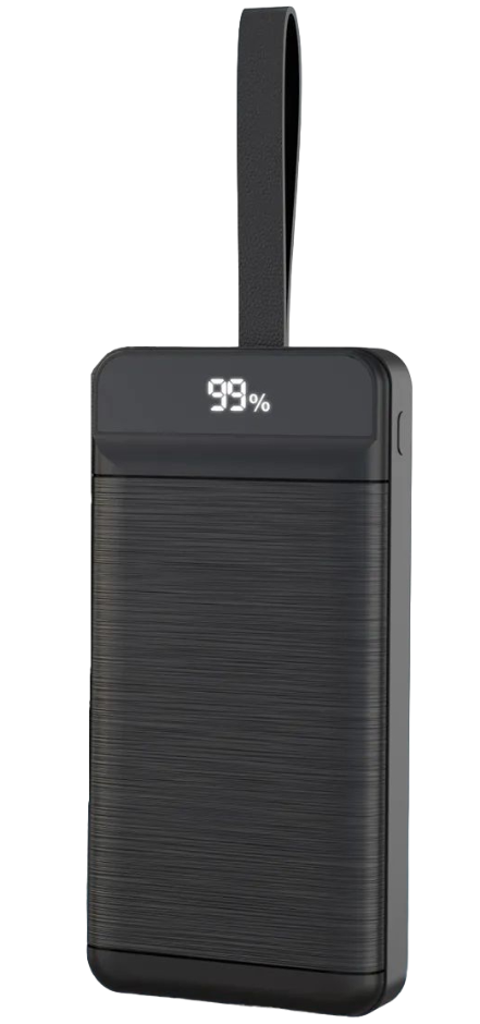 Мобільна батарея XO PR156 3USB Type-C QC&PD3.0 22.5W 30000mAh Black