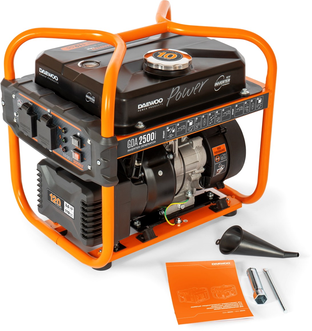Генератор інверторний Daewoo GDA 2500i фото №7 Генератор інверторний Daewoo GDA 2500i фото №7