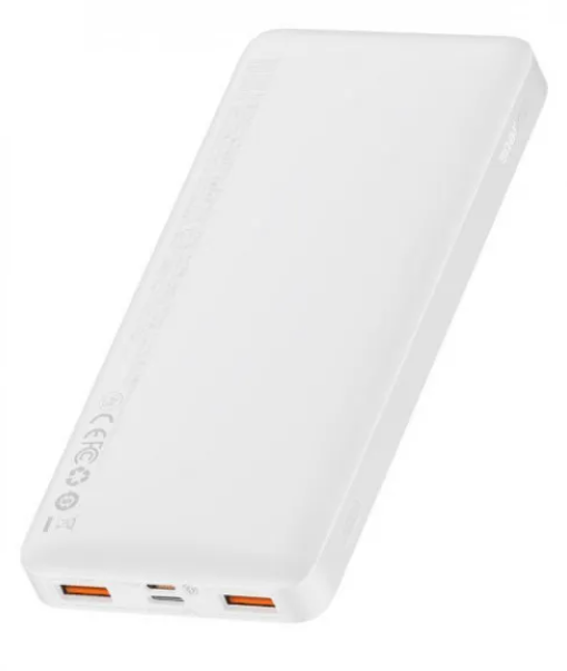 Мобільна батарея Baseus Bipow Digital Display 20W 10000mAh White (PPDML-L02) фото №3