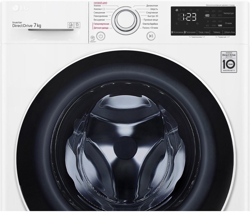 Пральна машина  LG F2V3HS0WW фото №2