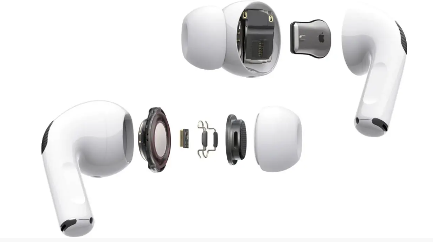 Навушники Apple AirPods Pro 2 AAA  with Wireless Charging Case (MWP22AM/A) White фото №4
