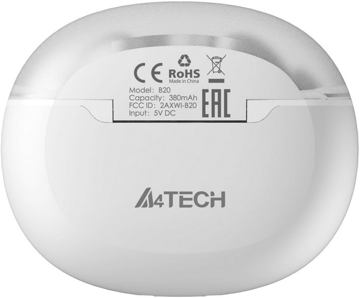 Наушники A4Tech B20 (White) фото №5