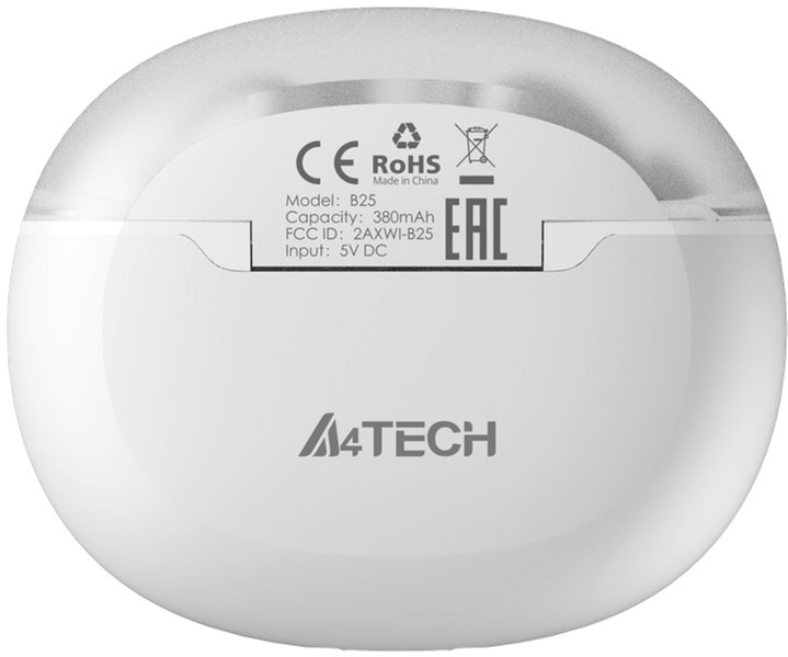 Навушники A4Tech B25 (White) фото №6