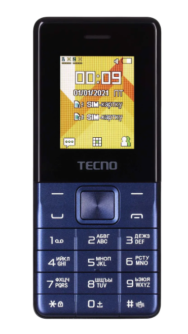 Мобільний телефон Tecno T301 2SIM Deep Blue