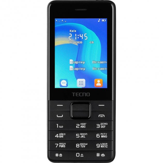 Мобильный телефон Tecno T454 2SIM Black фото №2